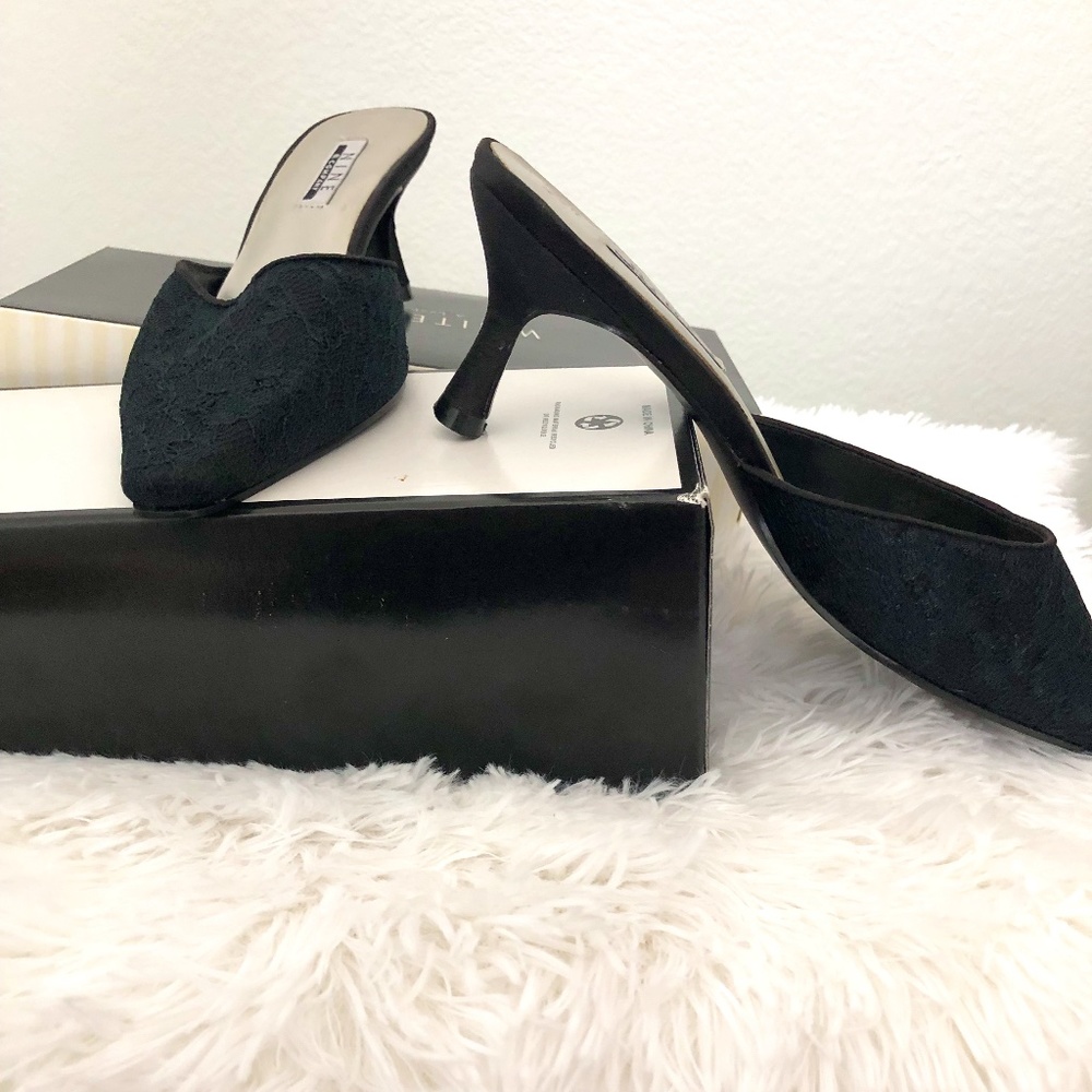 New Sz 8 Nine 9 & Company Short Heel Mules Slides